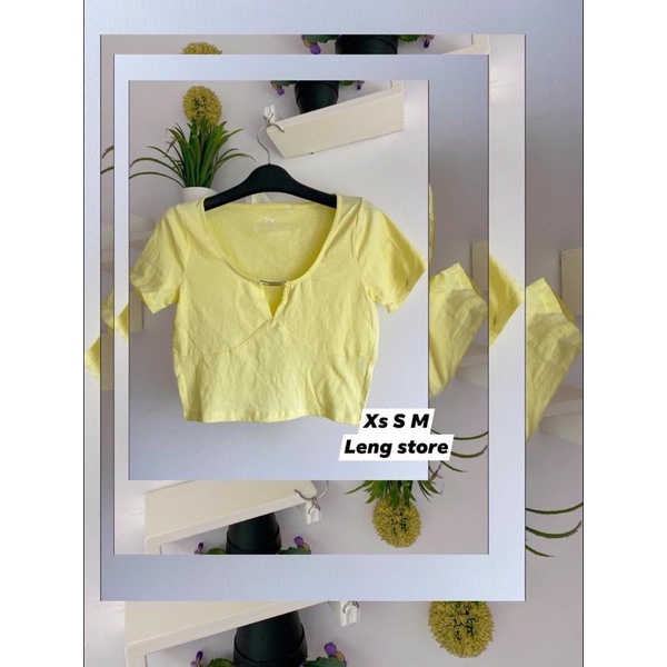 Áo Pacsun croptop 3 màu sale