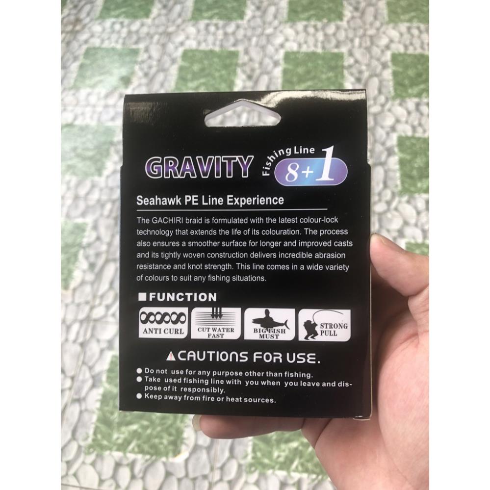 ĐỒ CÂU RUBY PHẠM Dây Dù Chìm Gravity 150m Loại 8+1 Lõi Hàng Chất Lượng Màu Xanh - Dây PE Câu Cá - Dây Câu Cá Chính Hãng