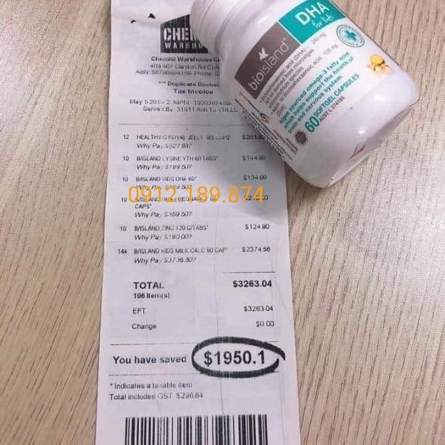 DHA CỦA ÚC