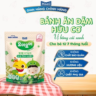 Bánh ăn dặm hữu cơ cho trẻ 7 tháng MAEIL Yummy Hàn Quốc vị súp lơ, cung cấp chất xơ, canxi cho bé, tăng sức đề kháng