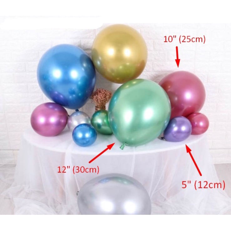 Bong bóng siêu nhũ  trang trí sinh nhật Hot Trend  Phụ kiện sinh nhật happy birthday