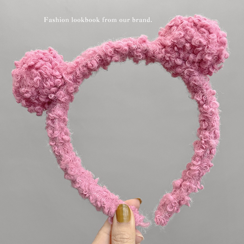 Băng đô tai thỏ họa tiết hoa/chuột Mickey dễ thương phong cách Hàn quốc