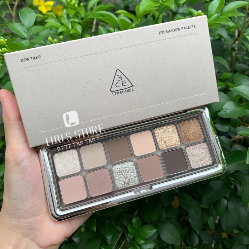 Bảng Phấn Mắt 3CE New Take Tone #Raw Neutrals