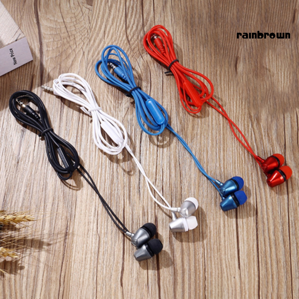 /REJ/ Universal In-ear Headphones Heavy Bass Sports Stereo Music Headset with Mic