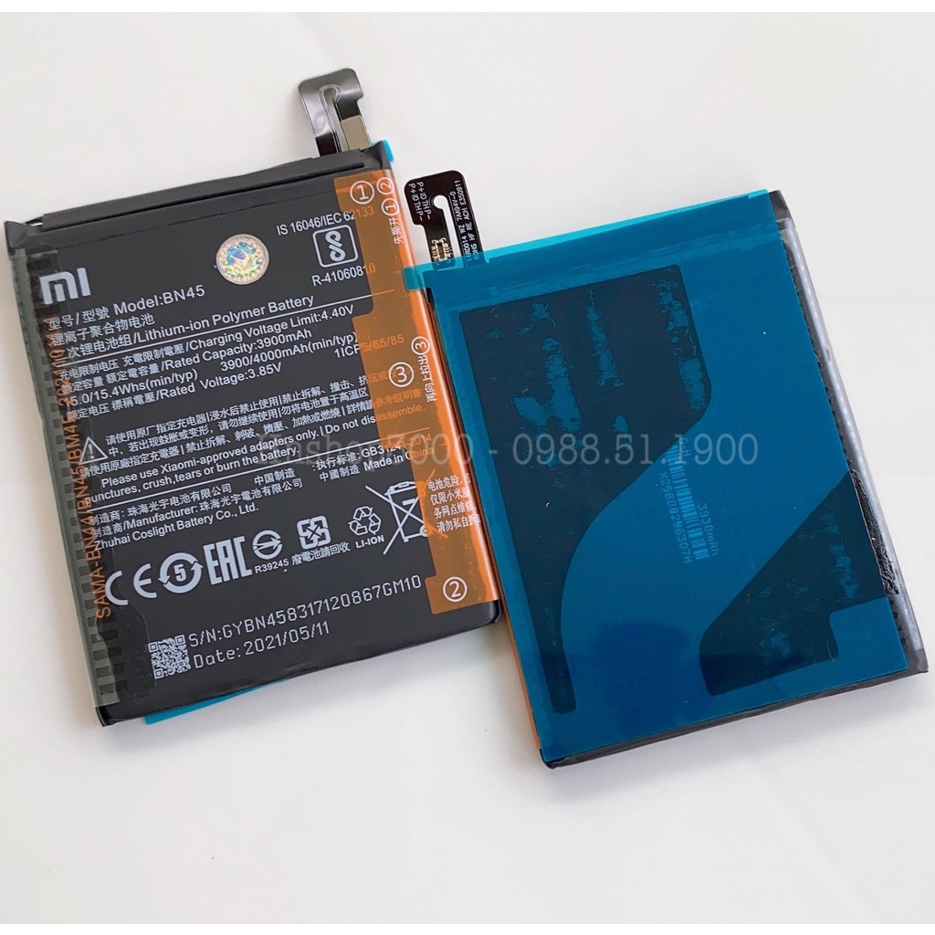 Pin Xiaomi Redmi Note 5/ Note 5 Pro BN45 Dung Lượng 4000mAh Zin Chính Hãng - Bảo Hành 6 Tháng