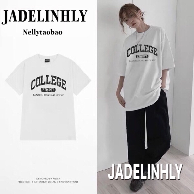 Áo phông nelly heybig sale (có sẵn) college