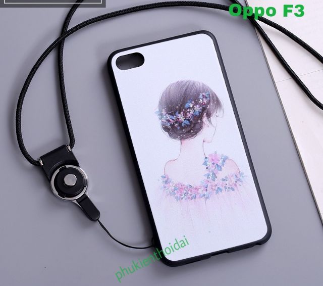 Oppo F3 ốp lưng in 3D cao cấp