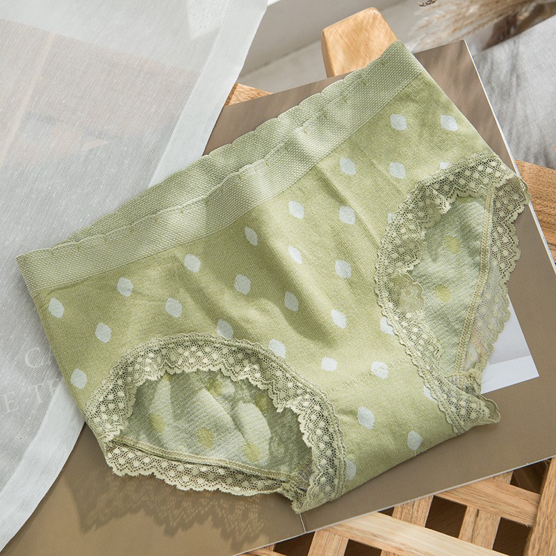 Quần lót nữ FREESHIP Đồ lót nữ Polka Dot Starlight Nhật Bản chấm bi ánh sao – Nội y graphene Freesize