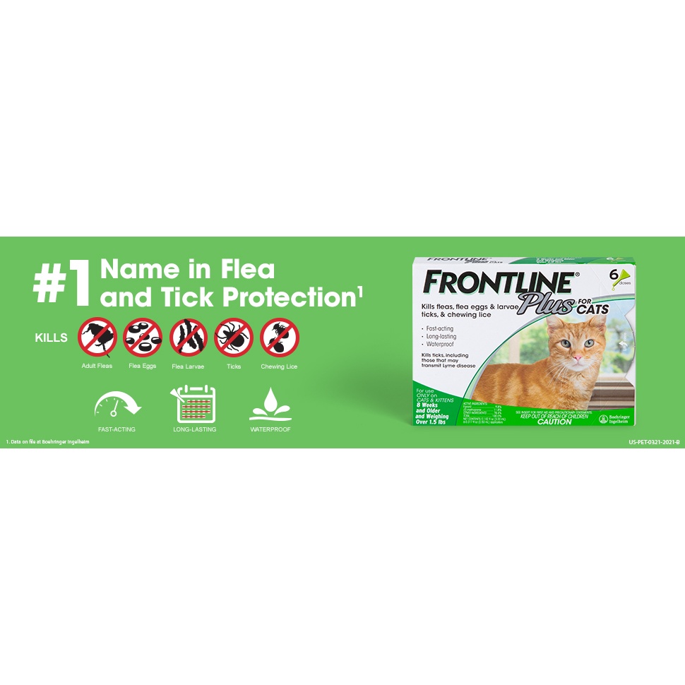 [𝐆𝐢𝐚́ 𝐡𝐮𝐲̉ 𝐝𝐢𝐞̣̂𝐭] Frontline Plus Mèo Thuốc nhỏ gáy phòng trị ve rận cho mèo