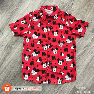 [Yeah1Shop]- Áo sơ mi hoạt hình (M, L, XL) (SMHH)