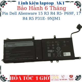Pin laptop dell alienware 15 r3 r4 r5- p69f, 17 r4 r5 p31e-