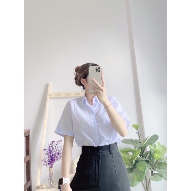 Set đồ đi học áo không túi+ quần đi học xinh