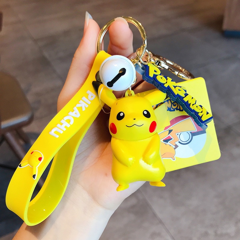 Móc Khóa Xe Hơi / Mô Hình Pikachu Pokemon Dễ Thương
