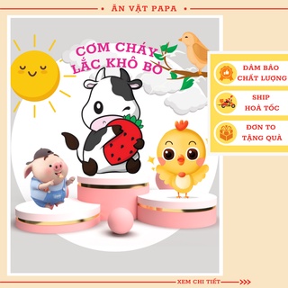 Cơm cháy lắc khô bò 300gr, đồ ăn vặt Hà Nội
