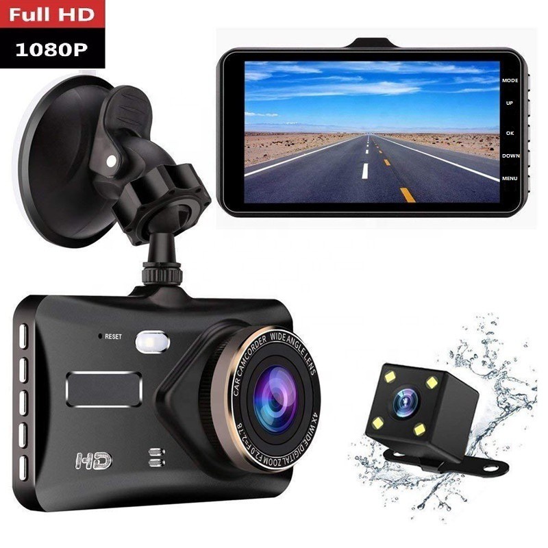 Camera hành trình ô tô trước sau BM60 (A6 / X4) cảm ứng 4 inch Full HD