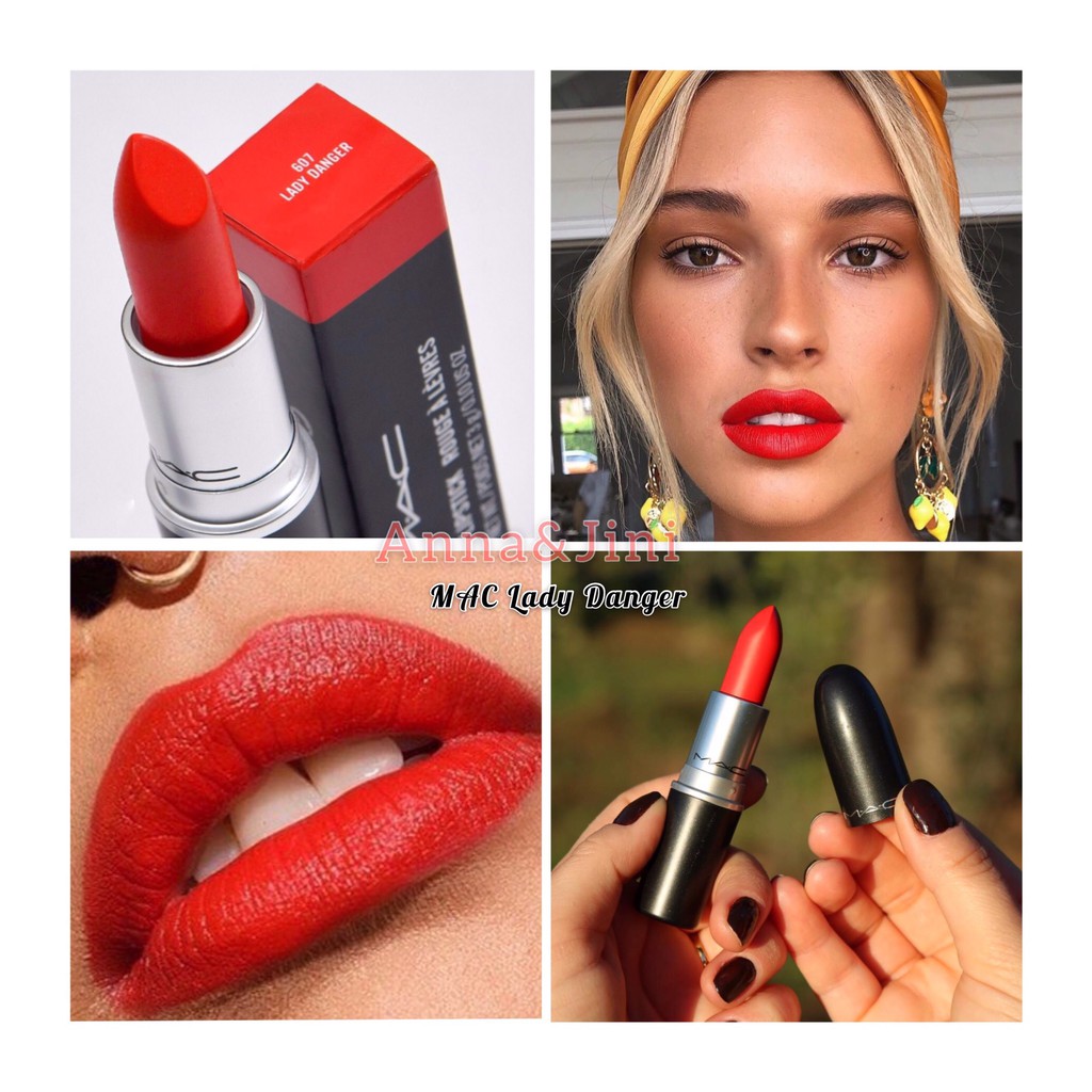 Son MAC Chili - Ruby woo - Lady Danger