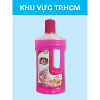 Nước lau sàn Lix 2x Đậm Đặc hương Lily và Hoa Hồng - 1L