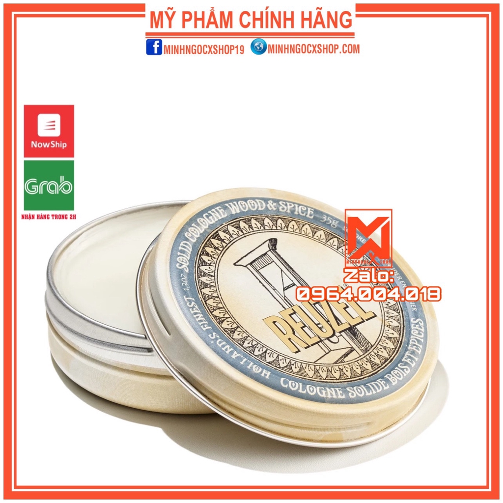 Nước hoa khô - sáp thơm REUZEL SOLID COLOGNE BALM 35g chính hãng