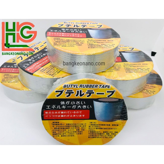 Băng Keo Chống Dột, Chống Thấm Mái Nhà Mái Tôn Hàng Nhật 10cm