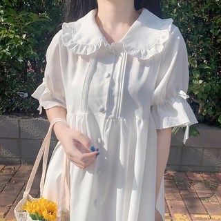 Váy đầm Lolita trắng