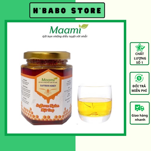 [2GR] Saffron,Nhuỵ Hoa Nghệ Tây Ngâm Mật Ong Nguyên Chất [Hũ 200ml] Giúp Ngủ Ngon Giảm Đau Dạ Dày