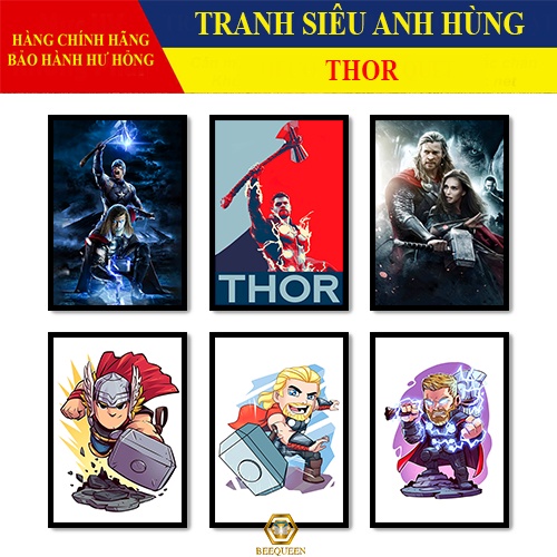 [MS1-25] Tranh Siêu Anh Hùng Thần Sấm -Thor