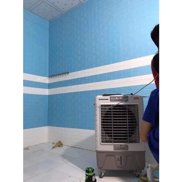 Xốp dán tường giả gạch 70x 40 cm