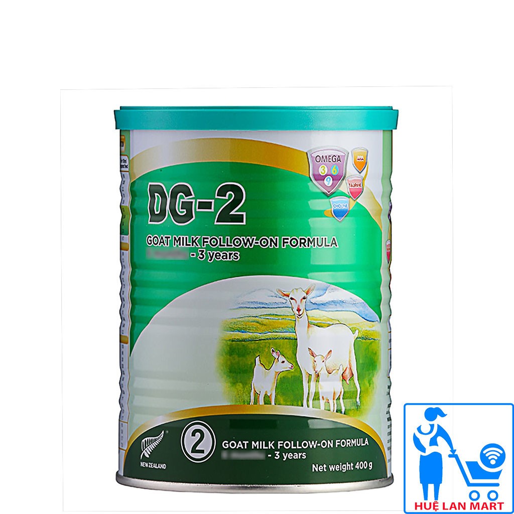[CHÍNH HÃNG] Sữa Bột DG-2 Goat Milk Follow - On Formula Hộp 400/800g