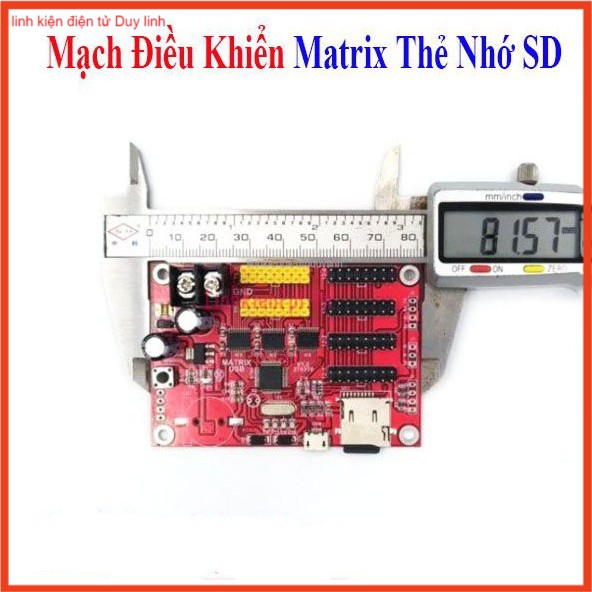 Mạch điều khiển matrix (tặng thẻ nhớ sd) .