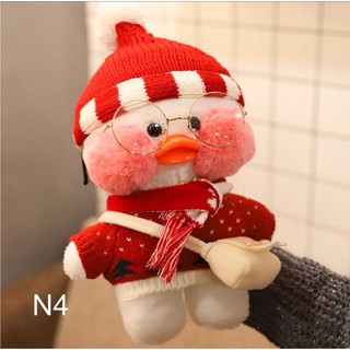 Vịt bông noel size 30cm (có ảnh thật)