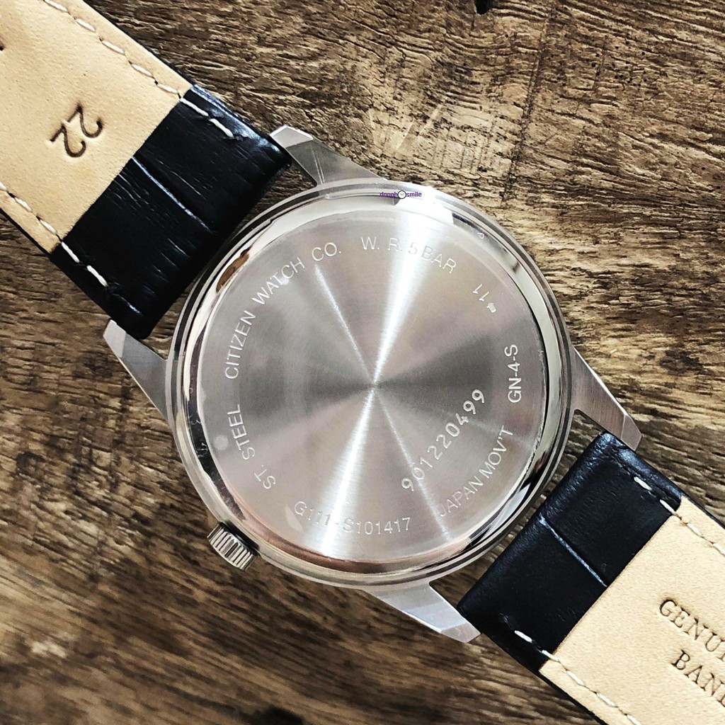 Đồng hồ nam Citizen Quartz wr50 White Dial BL5000-10A