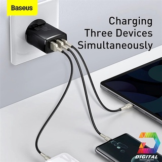 Củ Sạc Nhanh Baseus 30W Compact Quick Charger ( USB Dual Port + Type C, 30w PD / QC3.0 Multi Quick Charge Support )