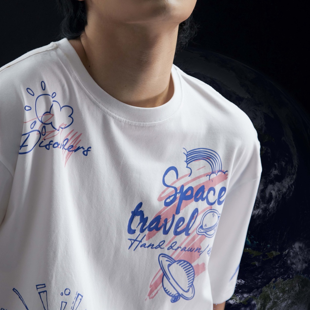 Áo Thun Nam Tay Ngắn Cổ Tròn Ngân Hà The Earth Thương Hiệu Y2010 Ver1 20273|YaMe|