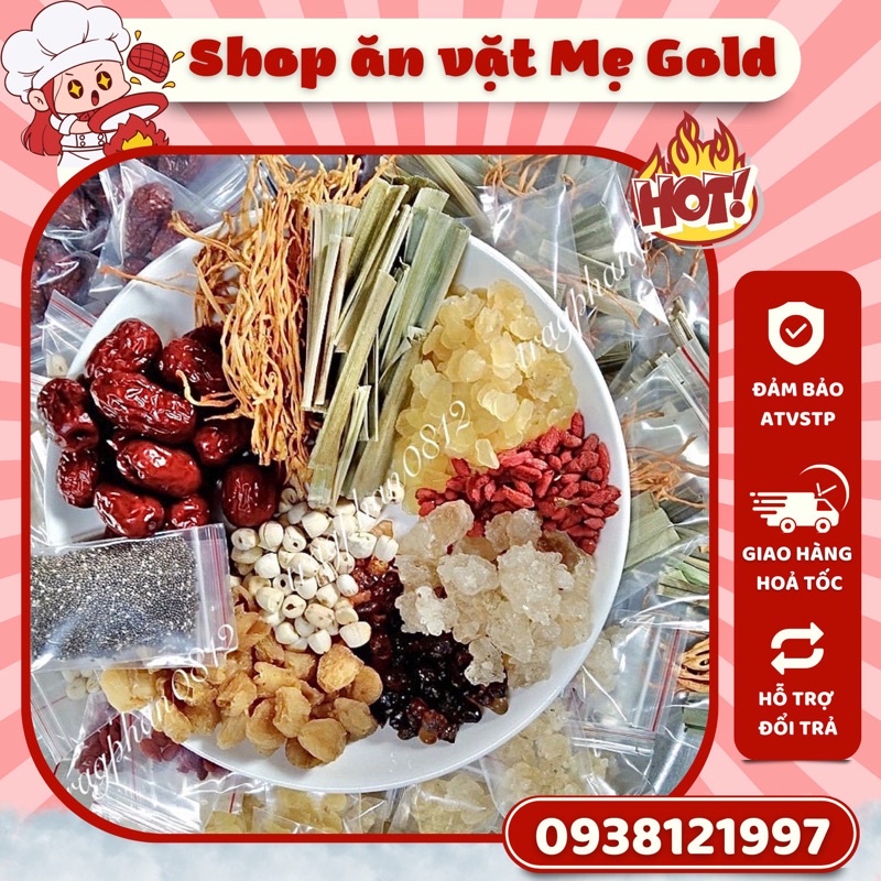 Chè dưỡng nhan 12 vị thảo mộc (gói ~150g)