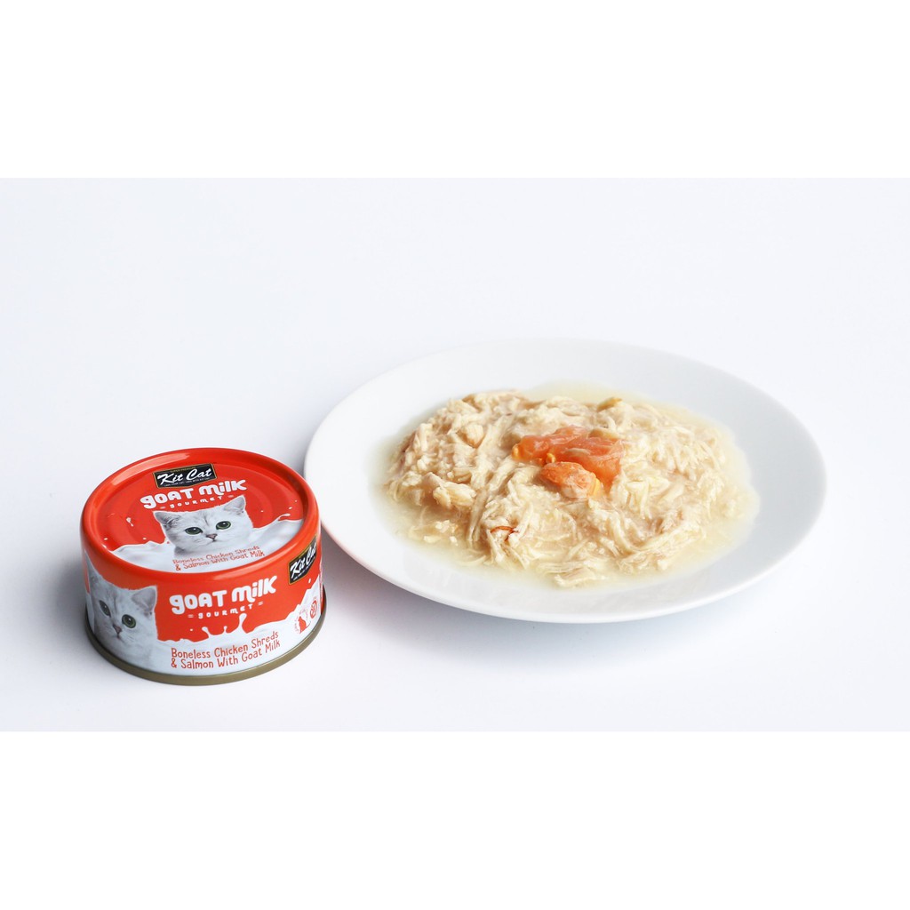 Pate sữa dê Kit Cat cho mèo lon 70g