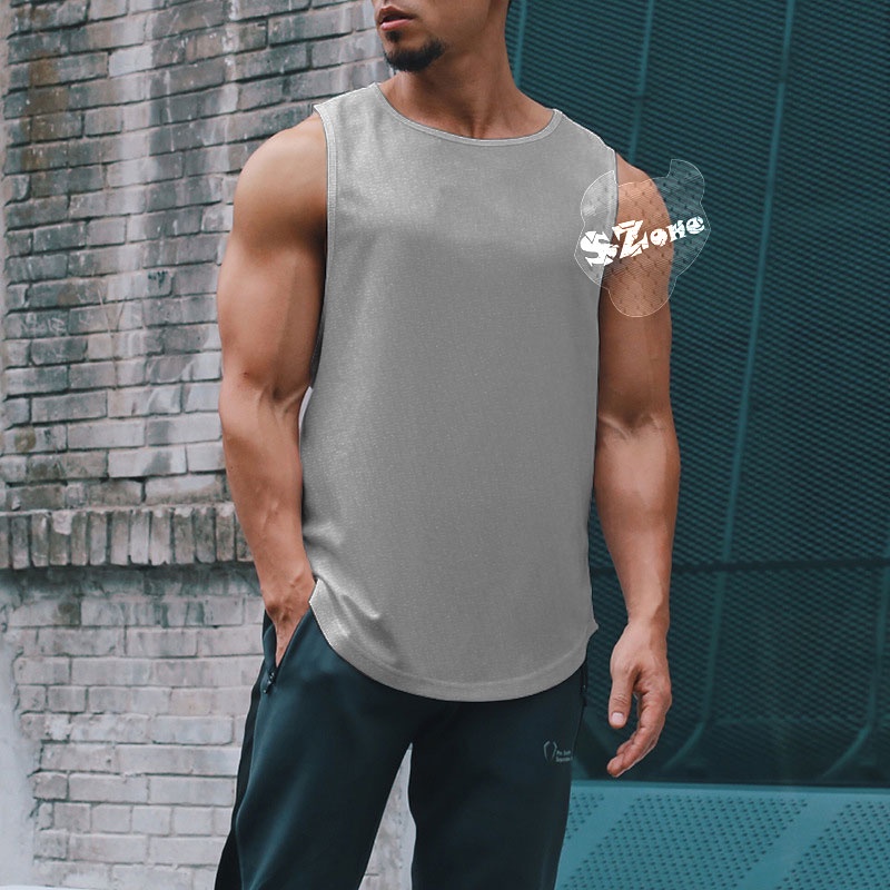 Áo Sát Nách Thể Thao Nam Tập Gym - Chất Liệu Thun Lỗ Kim Cao Cấp SZone SA108