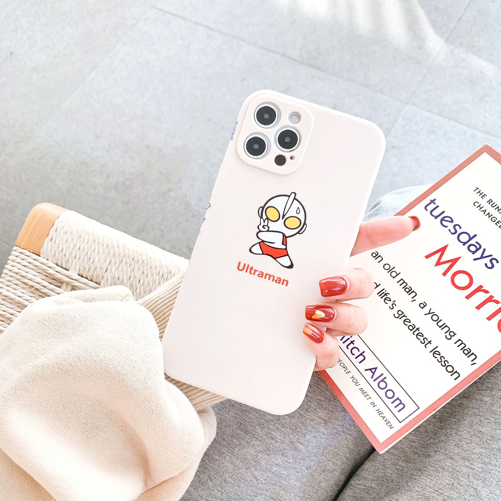 Ốp lưng iphone Ultra man cạnh vuông in hình viền 5/5s/6/6plus/6s/6splus/7/7plus/8/8plus/x/xs/11/12/pro/max/plus/promax | BigBuy360 - bigbuy360.vn