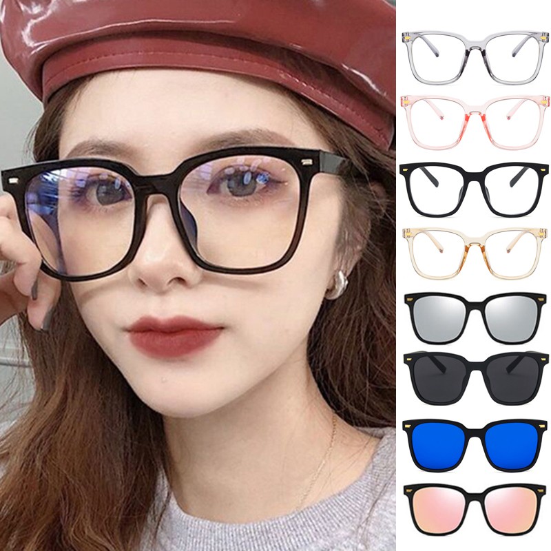 Mắt Kính Gọng Vuông Phong Cách Hàn Quốc Thời Trang Cho Nữ