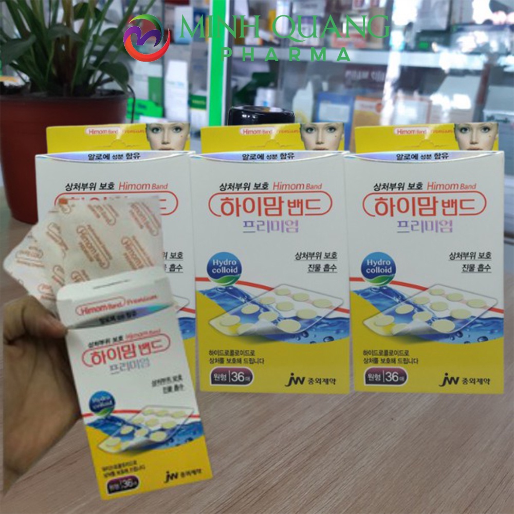 Miếng dán mụn HIMOM BAND hộp 36 miếng