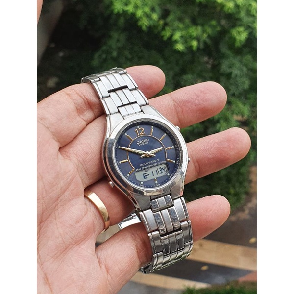 Đồng hồ nam Casio pin năng lượng, hàng si chính hãng