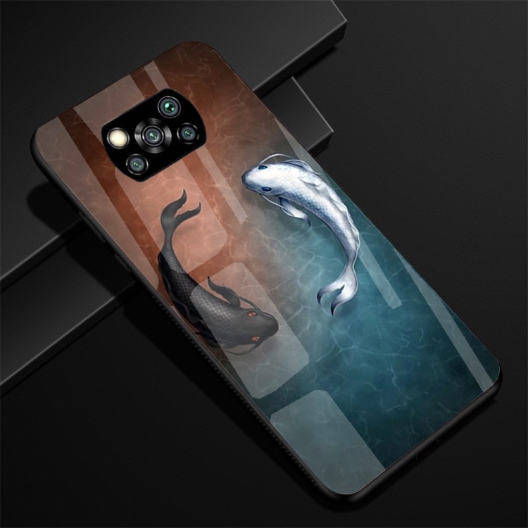 Ốp lưng Xiaomi poco x3 / poco x3 pro mặt lưng ép kính chống bể hình đẹp