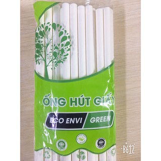Ống hút eco phi 8 - bịch 35 ống