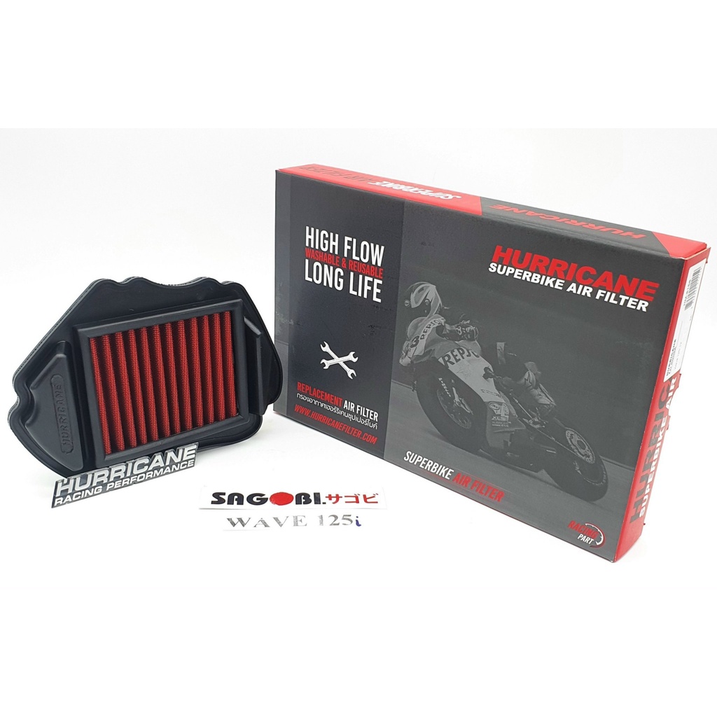 WAVE 125i  LỌC GIÓ HURRICANE  mã HM-8158