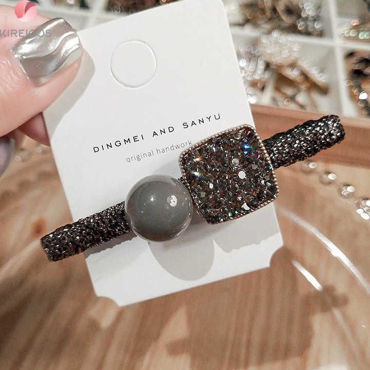 FREESHIP TOÀN QUỐC 50K - Kẹp Tóc Cao Cấp Lấp Lạnh Hạt Tròn Vuông Hàn Quốc - Màu Ngẫu Nhiên | BigBuy360 - bigbuy360.vn