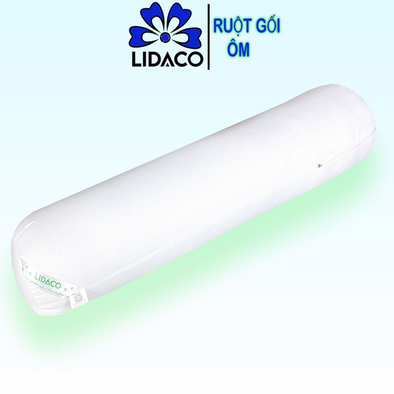 Ruột gối ôm ép hơi LIDACO lõi bông hạt 3d hạn chế xẹp lún 100x35cm