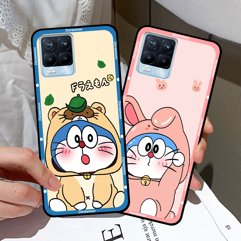 Ốp Realme 8 / 8 Pro in hình cặp đôi doremon, hổ, khủng long dễ thương