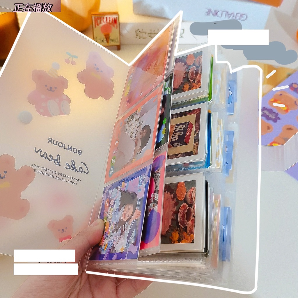 Sổ đựng card lomo 6*9 cm, album ảnh kpop trong suốt