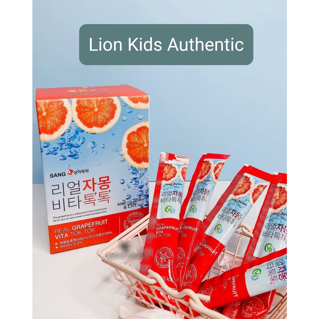 Trà Bưởi Đỏ Giảm Cân Sanga 30 Gói  Hàn Quốc đẹp da, giữ dáng