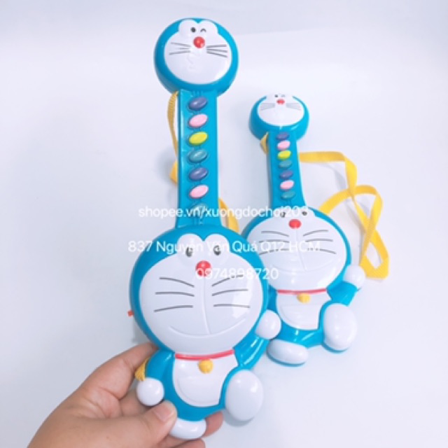 [Có đèn nhạc] Đồ chơi đàn doreamon mini loại đẹp dành cho bé