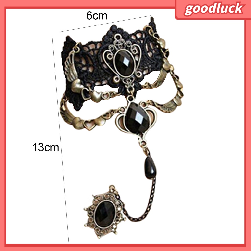 Vòng tay bằng hợp kim phối nhẫn phong cách cá tính thời trang cho nữ